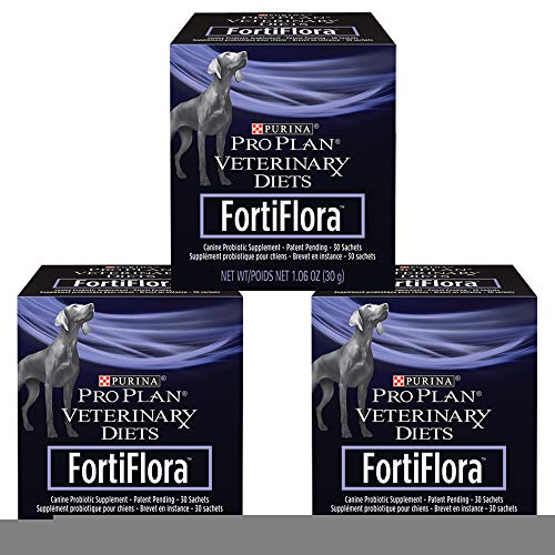 Purina Fortiflora Canine Nutritional Supplement Box (3 Pack), 30gm/90 ...