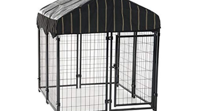 Lucky Dog Pet Resort Kennel with Cover (52″H x 4’W x 4’L) – BullyMix.com Official Dog Store
